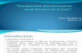 Corporate GovernaCorporate Governance and Financial Crisisnce and Financial Crisis