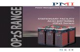 PMI Industrial Batteries Catalogue - OPzS Type