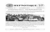 Hypnotique Bulletin - November 2013