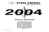 2004 Sportsman 700 - Parts Manual