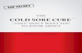 Cold Sore Cure Report