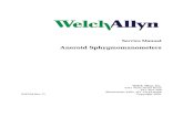 WelchAllyn Aneroid Sphygmomanometer - Service Manual
