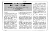 1989 Issue 1 - Jeremiah: Judgment and Restoration, Part XII - Counsel of Chalcedon