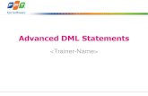 Lesson01_Advanced DML Statements