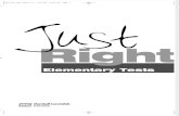Just Right Elementary Test