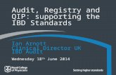 Audit, Registry and QIP: supporting the IBD Standards