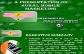 Presentation on Rural Mobile Marketing