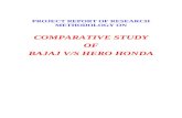 BBA Bajaj vs Hero Honda Project Report
