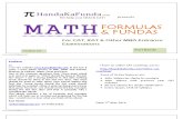 Aptitude Math Formulas