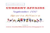 Sports Affairs - Guide4BankExams