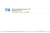 TeamViewer Manual Wake on LAN Id