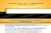 Overview on Corporate Governance