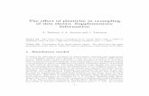 The Effect of Plasticity in Crumpling of Thin Sheets