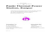 Training Report on Thermal Power Plant,panki kanpur