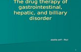 The Drug Therapy of Gastrointestinal, Hepatic,