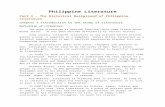 Philippine Literature Chapter 1 to 5