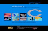 VCE Chemistry Study Design 2013-2016