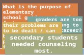 GC 602 - The Elementary and Secondary School Guidance Program