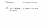 SharePoint Quick Previewer Admin Guide