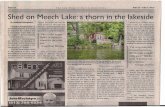 Article on demolition of Meech Lake Shed