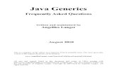 Java Generics Fa q