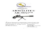 ArmaLite AR-50 Sniper Rifle Manual