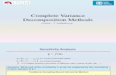 Slides - Complete Variance Decomposition Methods