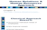 human relation approaches to management
