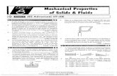 Mechanical Properties of Solids & Fluids