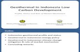 Geothermal in Indonesia Low Carbon Development R2