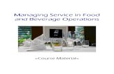Managing Service in Food and Beverage Operations 50(3)