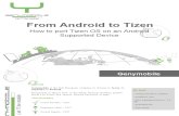 From Android to Tizen