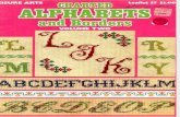 Bordado Cross Stitch - Leisure Arts - 0057 - Charted Alphabets and Borders II