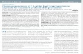 Pharmacogenomics of 17-Alpha Hydroxyprogesterone