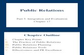 Chapter 17- Public Relations