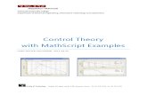 Control Theory With MathScript Examples