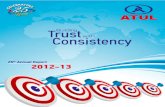 Annual statement of Atul Auto year 2012-13