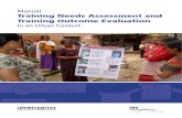 Training Needs Assessment and Training Outcome Evaluation