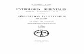 Patrologia Orientalis Tome III - Fascicule 2 - Refutation d'Eutychius par Severe