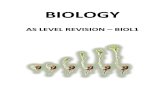 Biology UNIT 1 Revision Guide