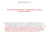 Environment Analysis & Diagnosis
