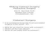 Making Cataract Surgery Refractive Surgeryhandout