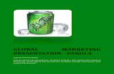 Global Marketing Presentation Pakola
