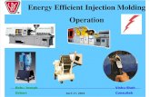 Energy Efficient Injection Molding Operation