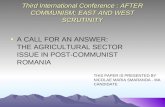 Third International Conference