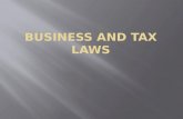 Business and Tax Laws