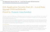 IOS Application Security Part 20 – Local Data Storage (NSUserDefaults)