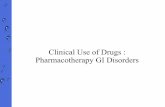 Pharmacotherapy GI Disorders