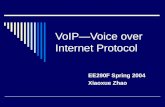 VoIP-Voice Over Internet Protocol