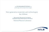 Ray Williams NPL Next Generation Materials&Technologies